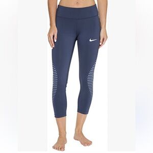 Nike epic lux dri fit Blue mid-rise Leggings running small
